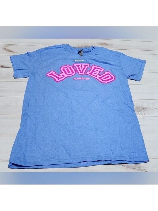 Gildan Tops - Loved In Spite of Short Sleeve Tee Small New Without Tags